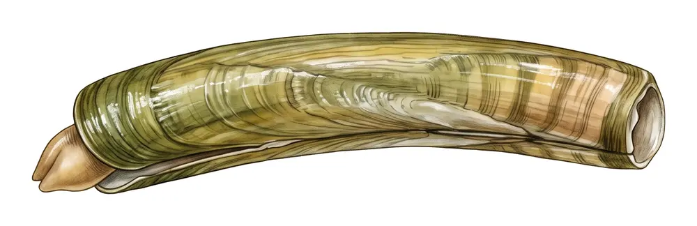 Couteau, illustration naturaliste