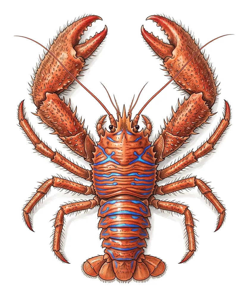 Galathée, illustration naturaliste