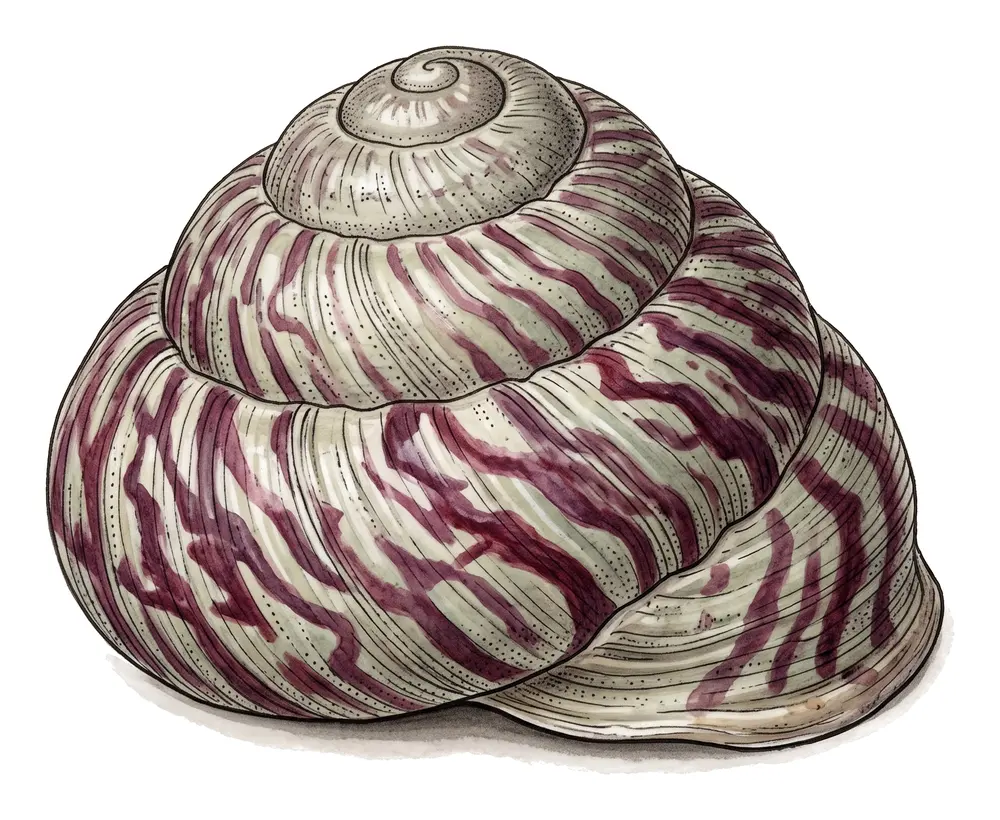 Gibbule, illustration naturaliste