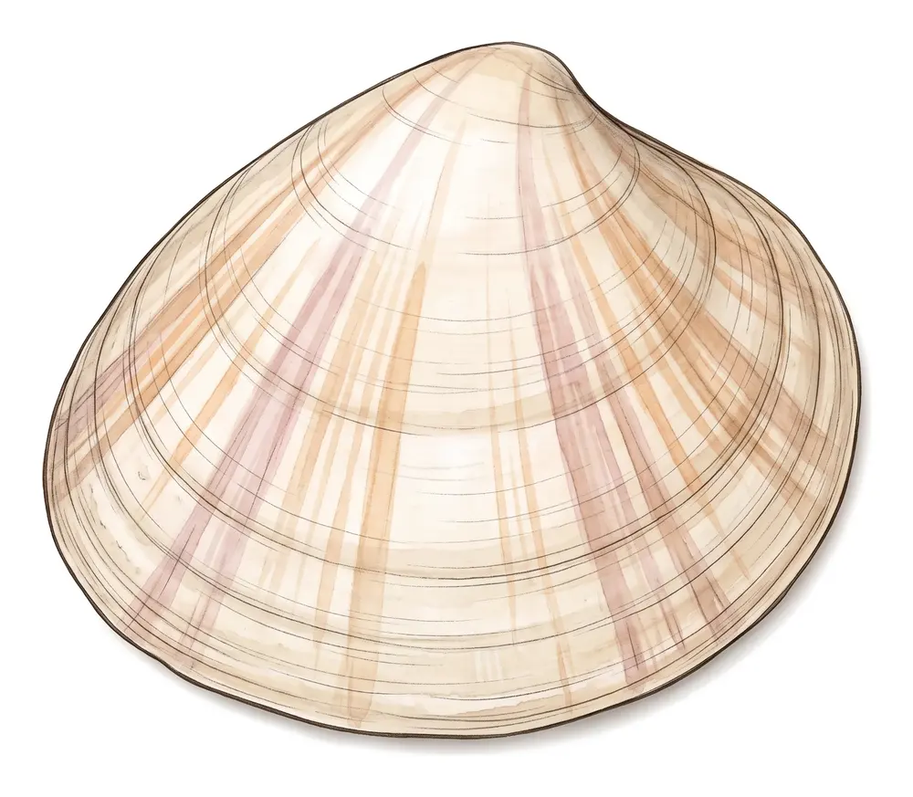 Mactre, illustration naturaliste