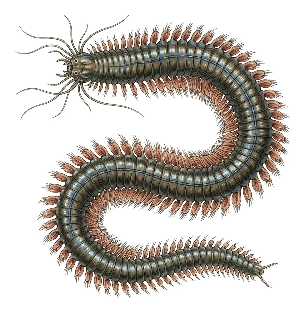 Néréis, illustration naturaliste