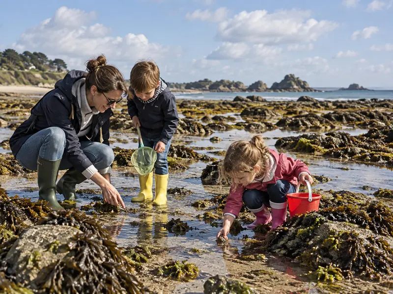 Illustration du guide Pêche À Pied En Famille, Âge Par Âge